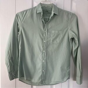 Frank & Eileen “Luke” Shirt Women’s S Green Button Up Long Sleeve